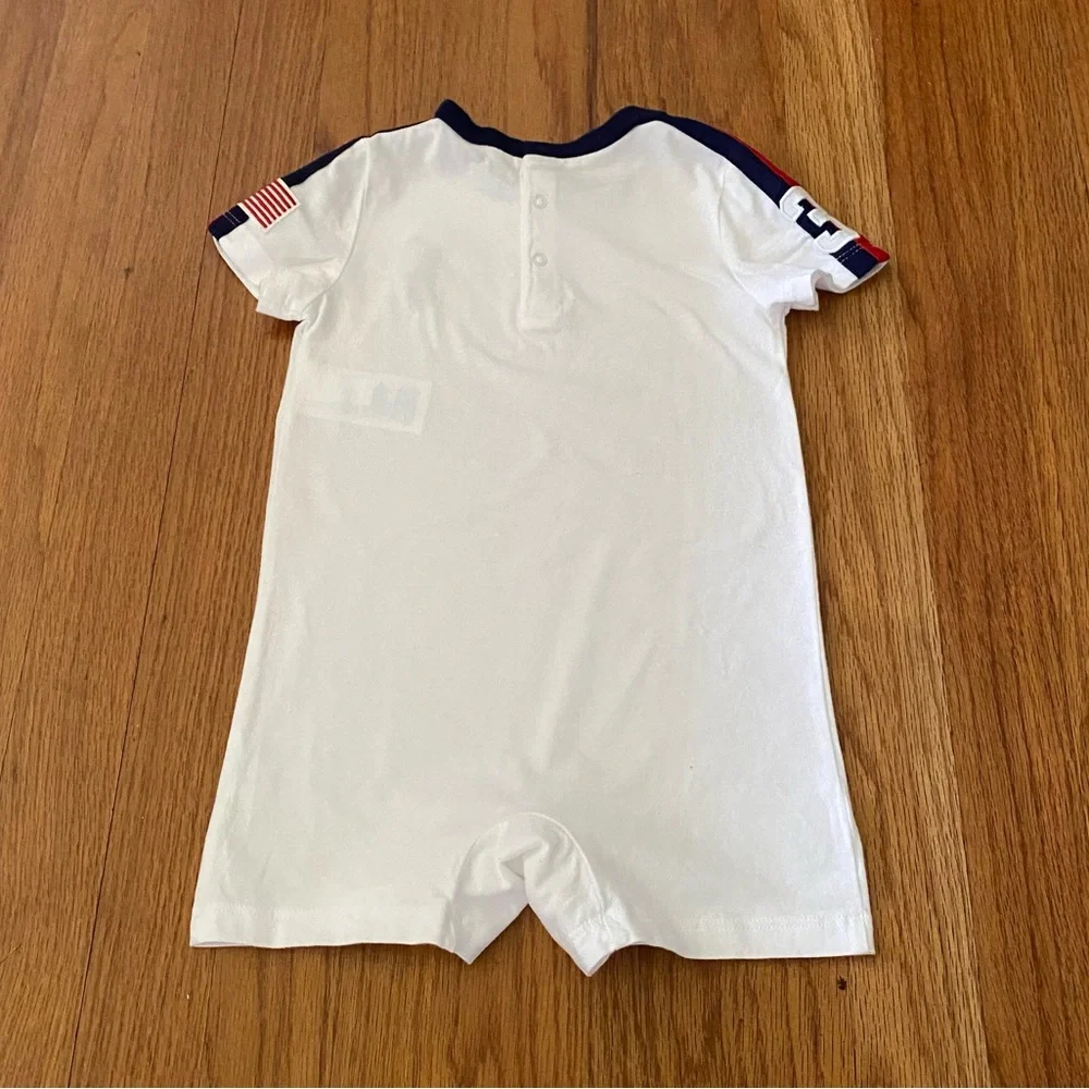 Ralph Lauren USA Team One Piece With Flag Patch